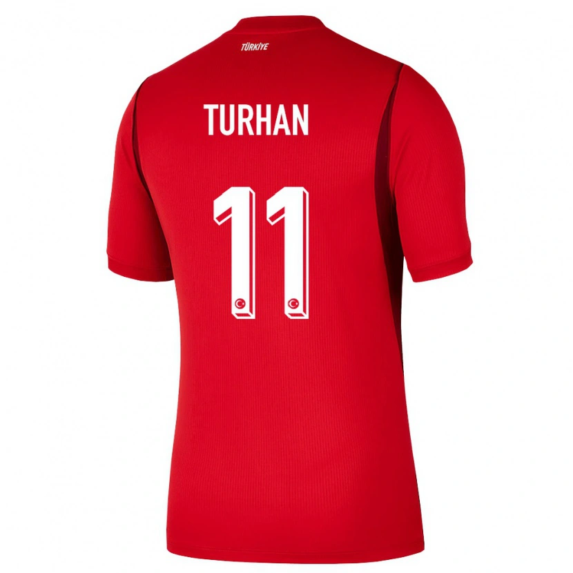 Danxen Dámské Turecko Tuğra Turhan #11 Červená Vínová Domů Hráčské Dresy 26-28 Dres