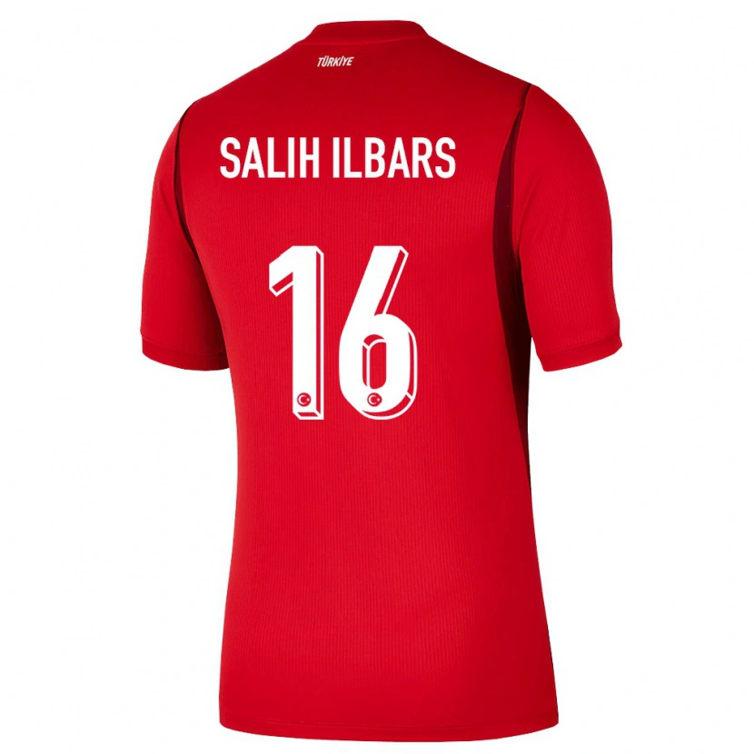 Danxen Dámské Turecko Muhammet Salih İlbars #16 Červená Vínová Domů Hráčské Dresy 26-28 Dres