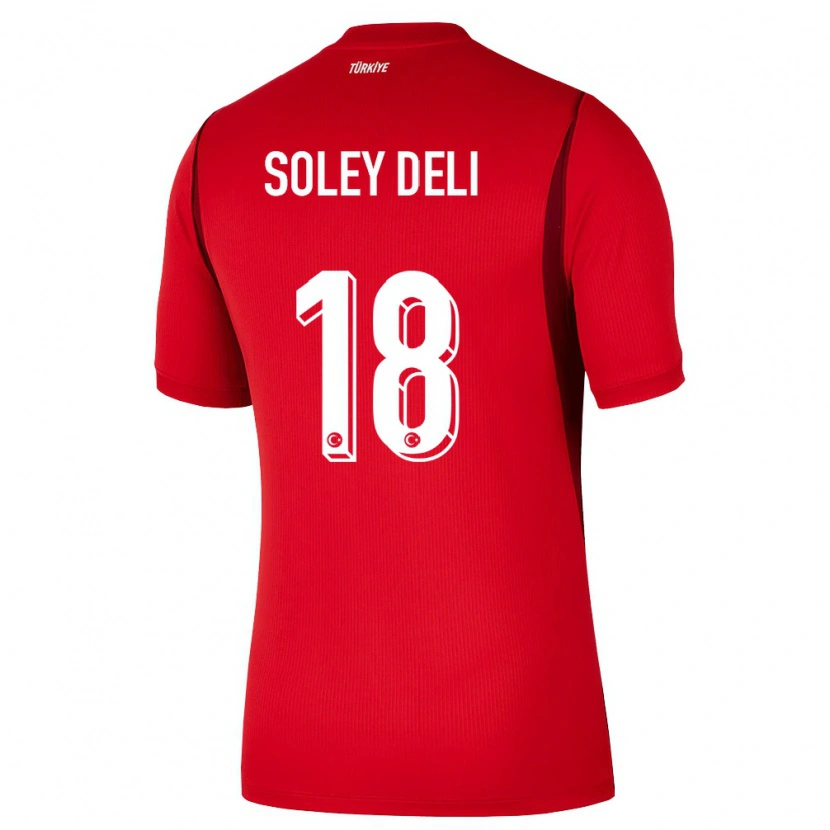 Danxen Dámské Turecko Dilara Soley Deli #18 Červená Vínová Domů Hráčské Dresy 26-28 Dres