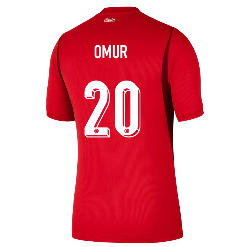 Danxen Dámské Turecko Abdülkadir Ömür #20 Červená Vínová Domů Hráčské Dresy 26-28 Dres