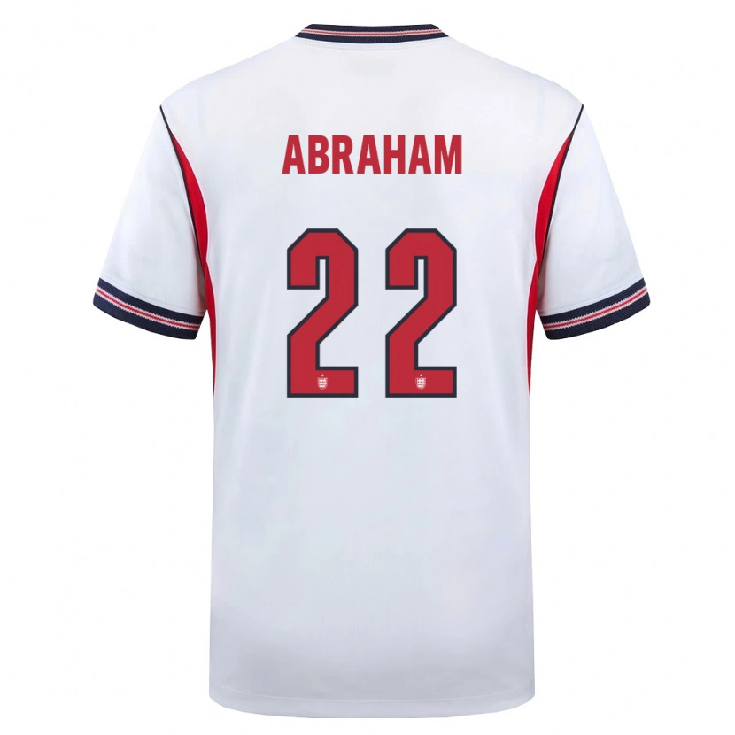 Danxen Dámské Anglie Tammy Abraham #22 Bílá Námořnická Červená Domů Hráčské Dresy 26-28 Dres
