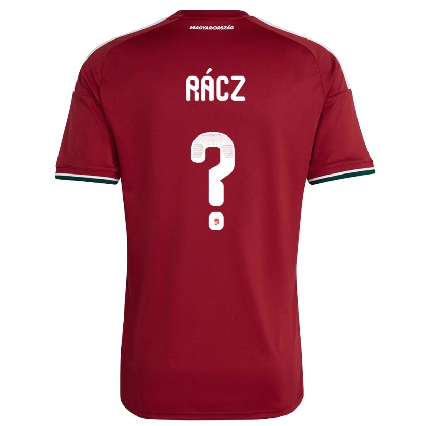 Danxen Dámské Maďarsko István Rácz #0 Červená Bílá Zelená Domů Hráčské Dresy 26-28 Dres