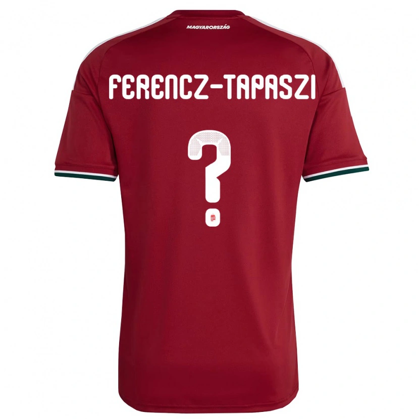 Danxen Dámské Maďarsko Áron Ferencz-Tapaszi #0 Červená Bílá Zelená Domů Hráčské Dresy 26-28 Dres