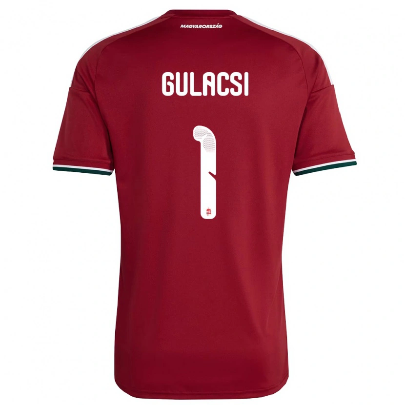 Danxen Dámské Maďarsko Péter Gulácsi #1 Červená Bílá Zelená Domů Hráčské Dresy 26-28 Dres