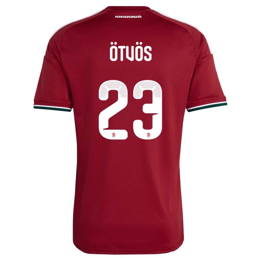 Danxen Dámské Maďarsko Bence Ötvös #23 Červená Bílá Zelená Domů Hráčské Dresy 26-28 Dres