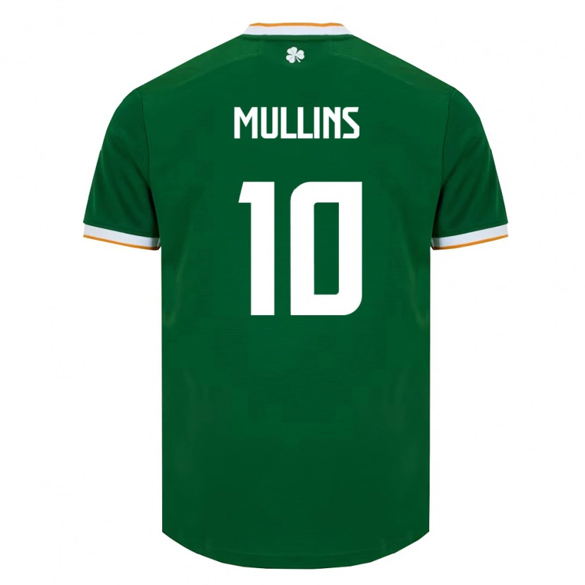 Danxen Dámské Irsko Jamie Mullins #10 Tmavě Zelená Bílá Domů Hráčské Dresy 26-28 Dres