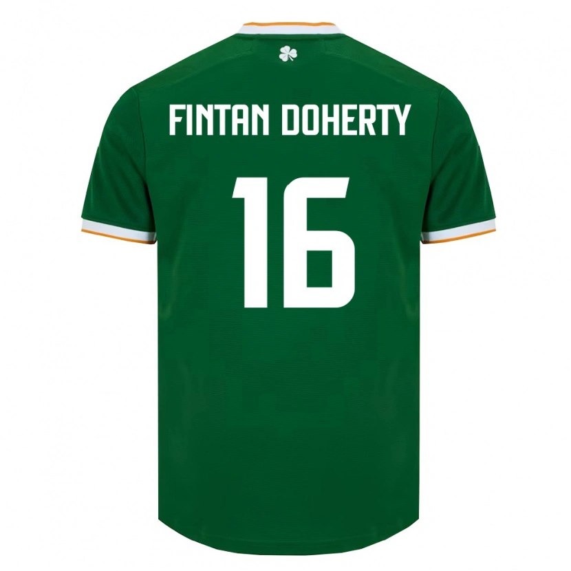 Danxen Dámské Irsko Fintan Doherty #16 Tmavě Zelená Bílá Domů Hráčské Dresy 26-28 Dres