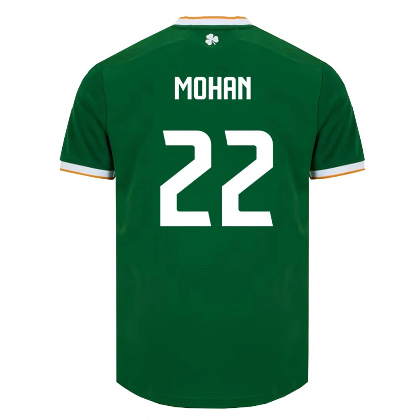 Danxen Dámské Irsko Stephen Mohan #22 Tmavě Zelená Bílá Domů Hráčské Dresy 26-28 Dres