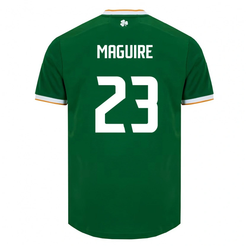 Danxen Dámské Irsko Aaron Maguire #23 Tmavě Zelená Bílá Domů Hráčské Dresy 26-28 Dres