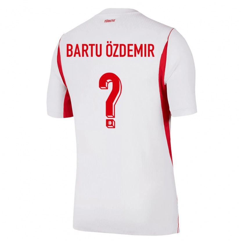 Danxen Dámské Turecko Talha Bartu Özdemir #0 Bílá Červená Vínová Daleko Hráčské Dresy 26-28 Dres