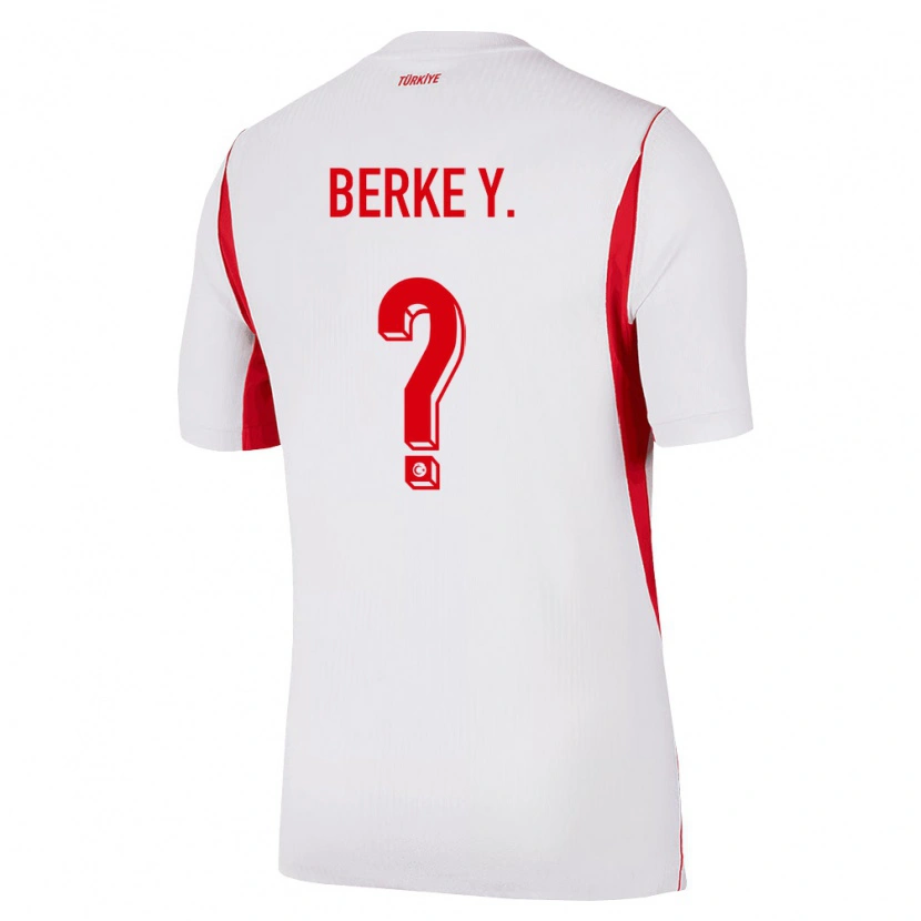 Danxen Dámské Turecko Berke Yıldırım #0 Bílá Červená Vínová Daleko Hráčské Dresy 26-28 Dres