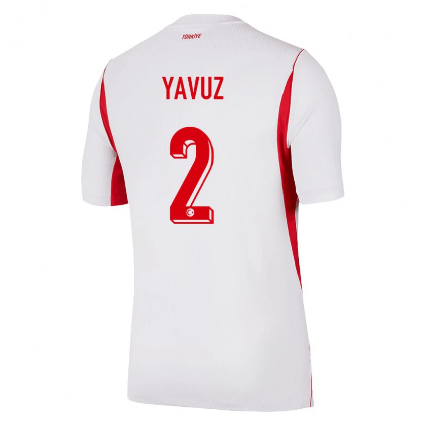 Danxen Dámské Turecko Batuhan Yavuz #2 Bílá Červená Vínová Daleko Hráčské Dresy 26-28 Dres