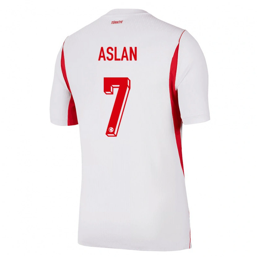 Danxen Dámské Turecko Berkay Aslan #7 Bílá Červená Vínová Daleko Hráčské Dresy 26-28 Dres