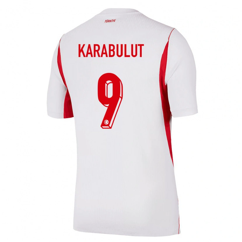 Danxen Dámské Turecko Arzu Karabulut #9 Bílá Červená Vínová Daleko Hráčské Dresy 26-28 Dres