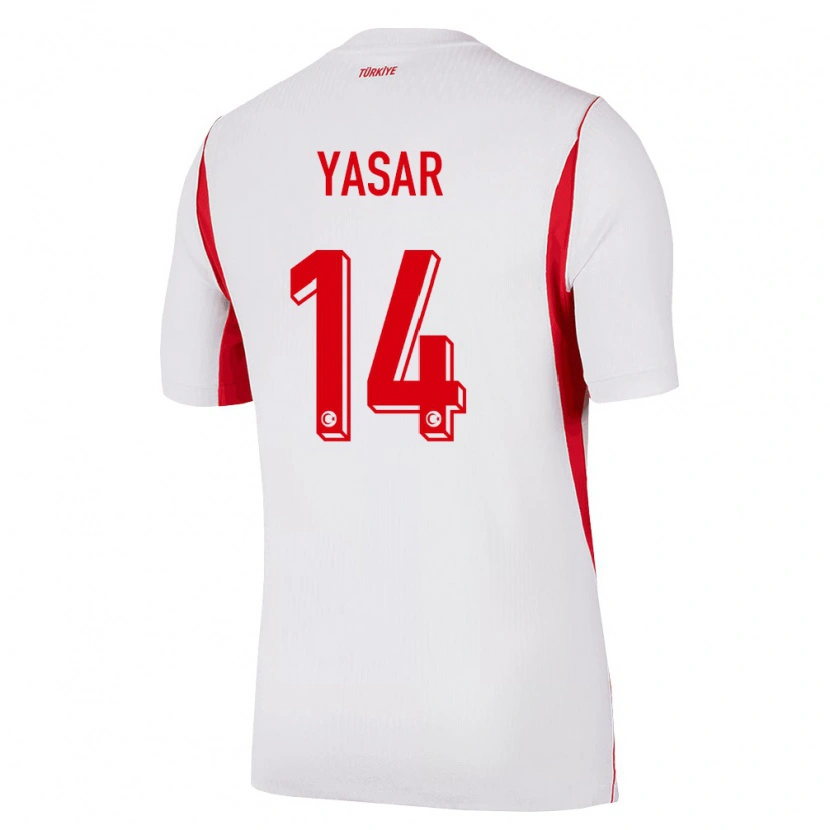Danxen Dámské Turecko Eyyüb Yasar #14 Bílá Červená Vínová Daleko Hráčské Dresy 26-28 Dres