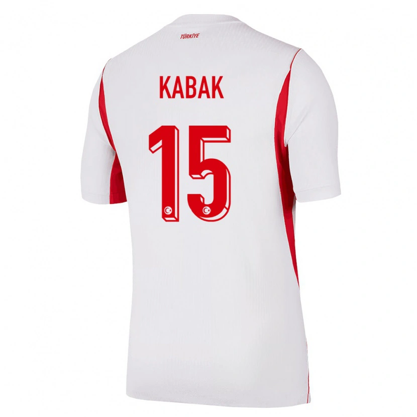 Danxen Dámské Turecko Ozan Kabak #15 Bílá Červená Vínová Daleko Hráčské Dresy 26-28 Dres