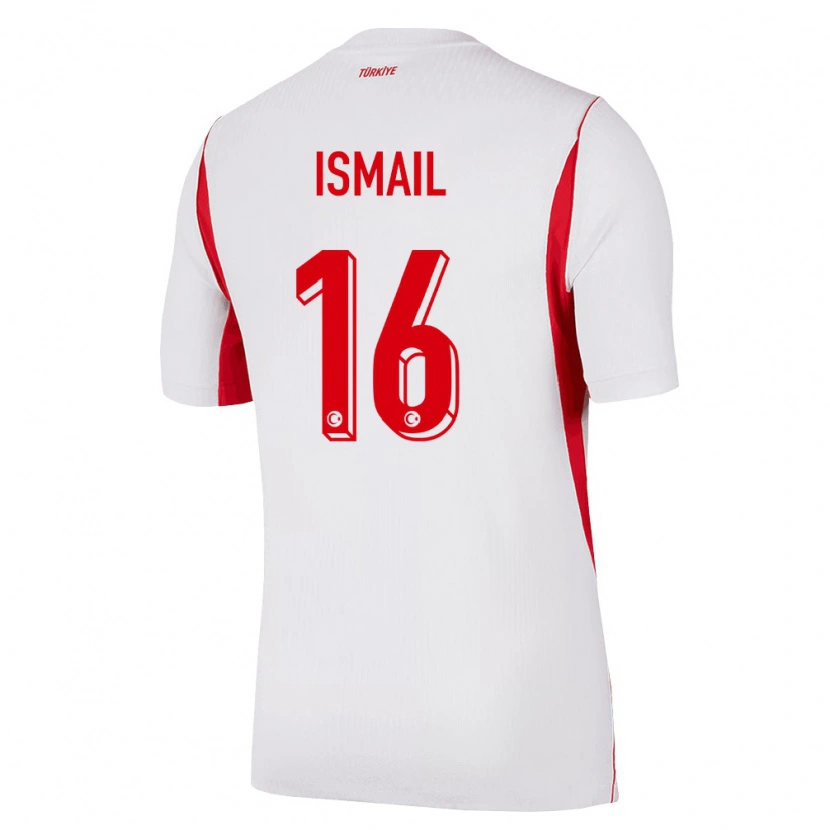 Danxen Dámské Turecko İsmail Yüksek #16 Bílá Červená Vínová Daleko Hráčské Dresy 26-28 Dres