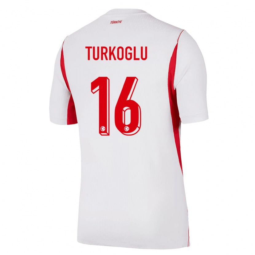Danxen Dámské Turecko Ece Türkoğlu #16 Bílá Červená Vínová Daleko Hráčské Dresy 26-28 Dres