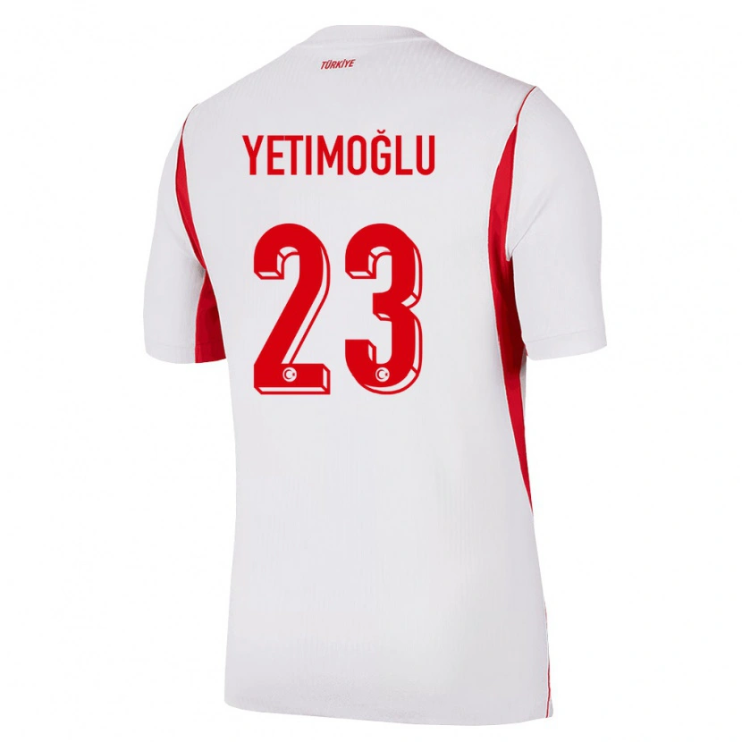 Danxen Dámské Turecko Yiğit Yetimoğlu #23 Bílá Červená Vínová Daleko Hráčské Dresy 26-28 Dres