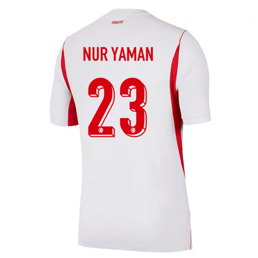 Danxen Dámské Turecko Gamze Nur Yaman #23 Bílá Červená Vínová Daleko Hráčské Dresy 26-28 Dres