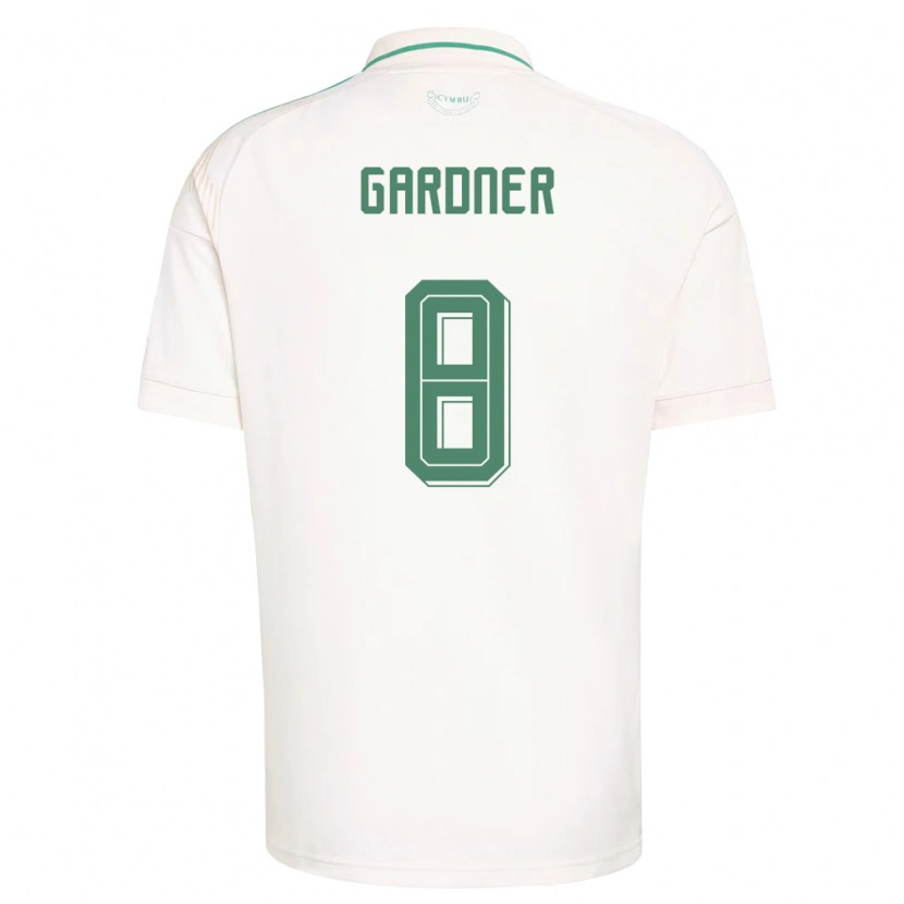 Danxen Dámské Wales Luis Gardner #8 Bílá Hnědá Zelená Daleko Hráčské Dresy 26-28 Dres