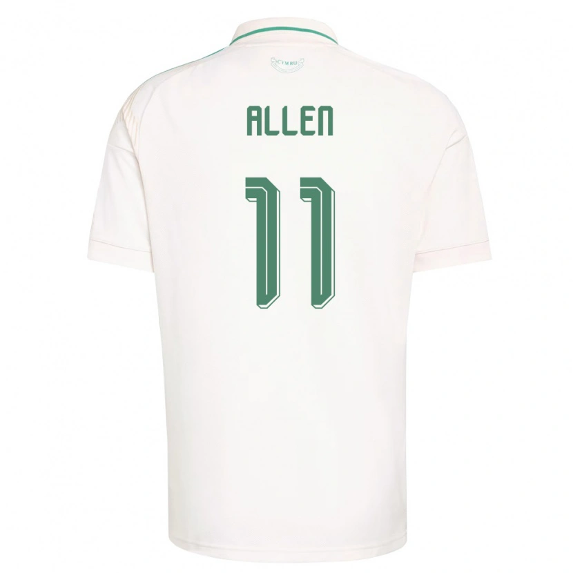 Danxen Dámské Wales Cruz Allen #11 Bílá Hnědá Zelená Daleko Hráčské Dresy 26-28 Dres
