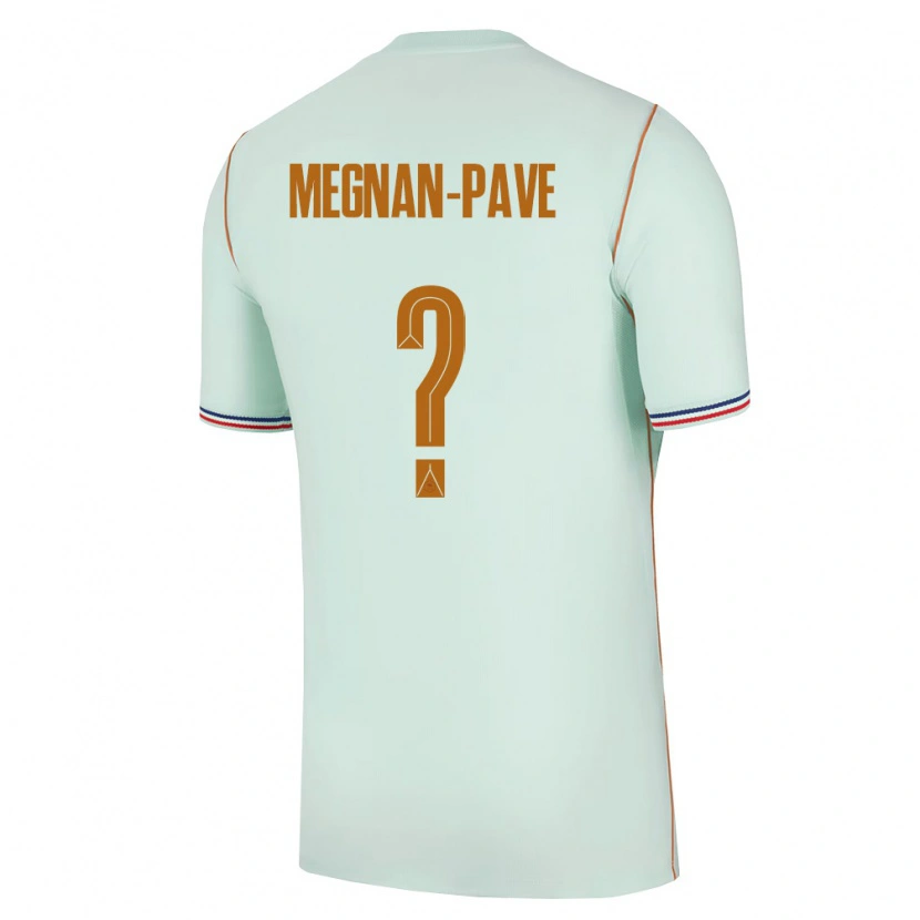 Danxen Dámské Francie Lacine Megnan-Pave #0 Zelená Zlatá Daleko Hráčské Dresy 26-28 Dres