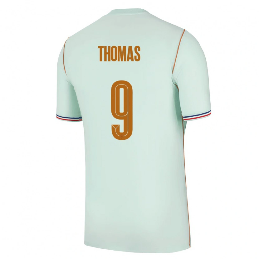 Danxen Dámské Francie Lindsey Thomas #9 Zelená Zlatá Daleko Hráčské Dresy 26-28 Dres