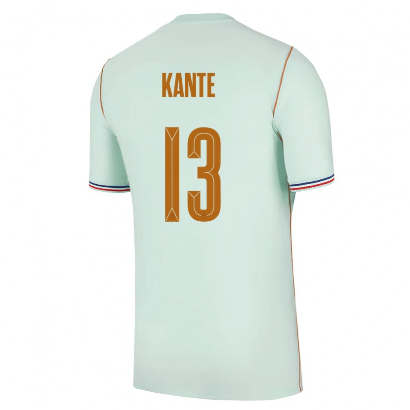 Danxen Dámské Francie N'golo Kanté #13 Zelená Zlatá Daleko Hráčské Dresy 26-28 Dres