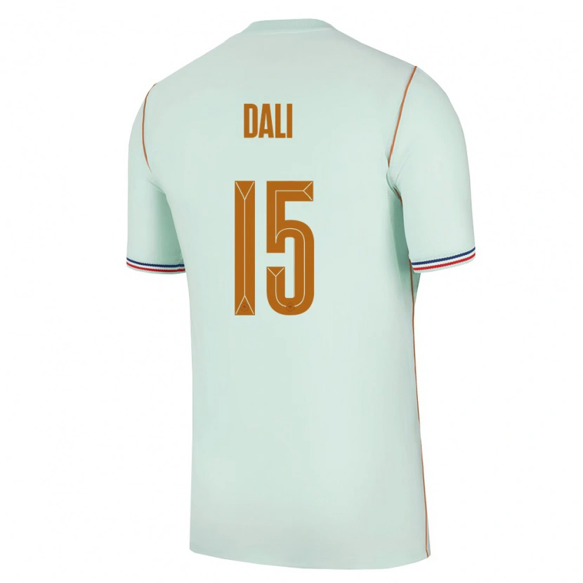 Danxen Dámské Francie Kenza Dali #15 Zelená Zlatá Daleko Hráčské Dresy 26-28 Dres