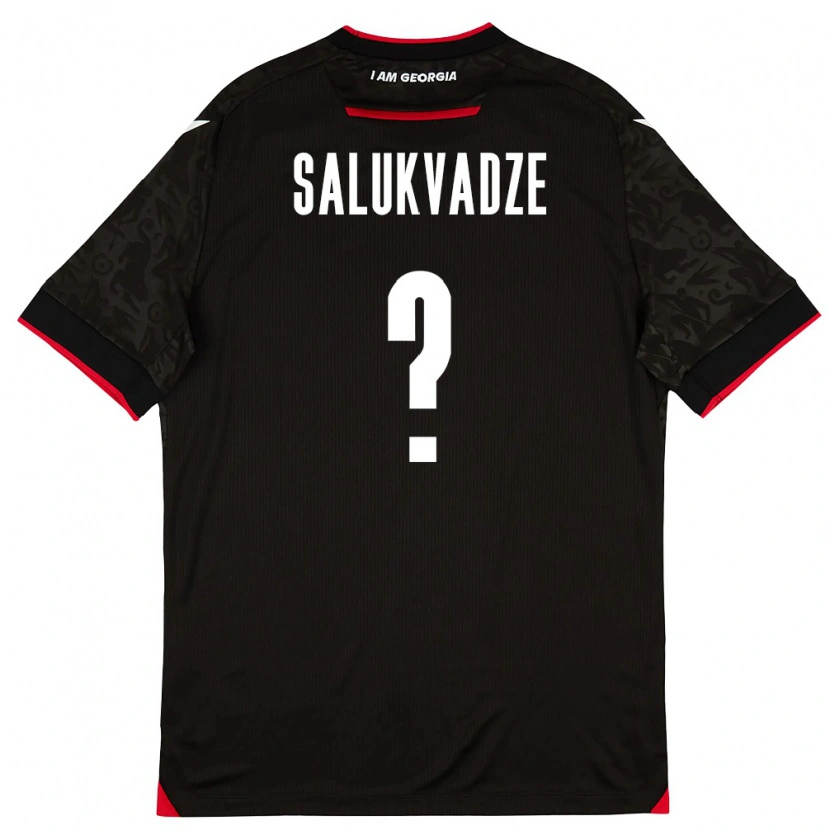 Danxen Dámské Georgia Luka Salukvadze #0 Černá Bílá Červená Daleko Hráčské Dresy 26-28 Dres