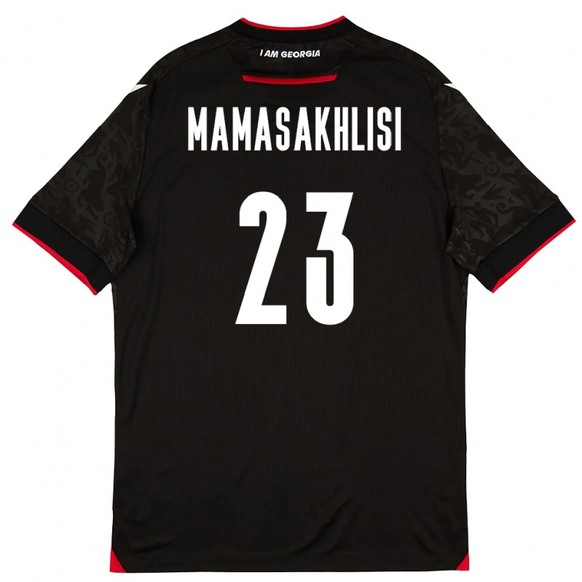 Danxen Dámské Georgia Luka Mamasakhlisi #23 Černá Bílá Červená Daleko Hráčské Dresy 26-28 Dres