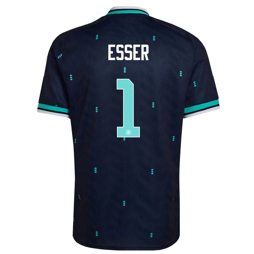 Danxen Dámské Německo Jacob Esser #1 Námořnická Nebeská Modrá Bílá Daleko Hráčské Dresy 26-28 Dres