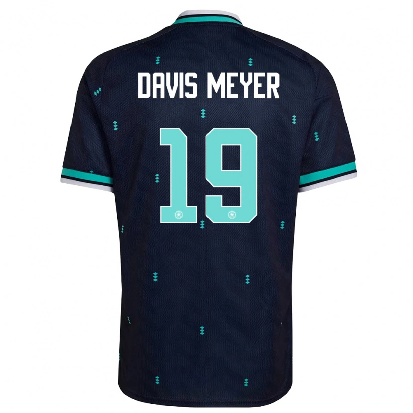 Danxen Dámské Německo John Davis Meyer #19 Námořnická Nebeská Modrá Bílá Daleko Hráčské Dresy 26-28 Dres