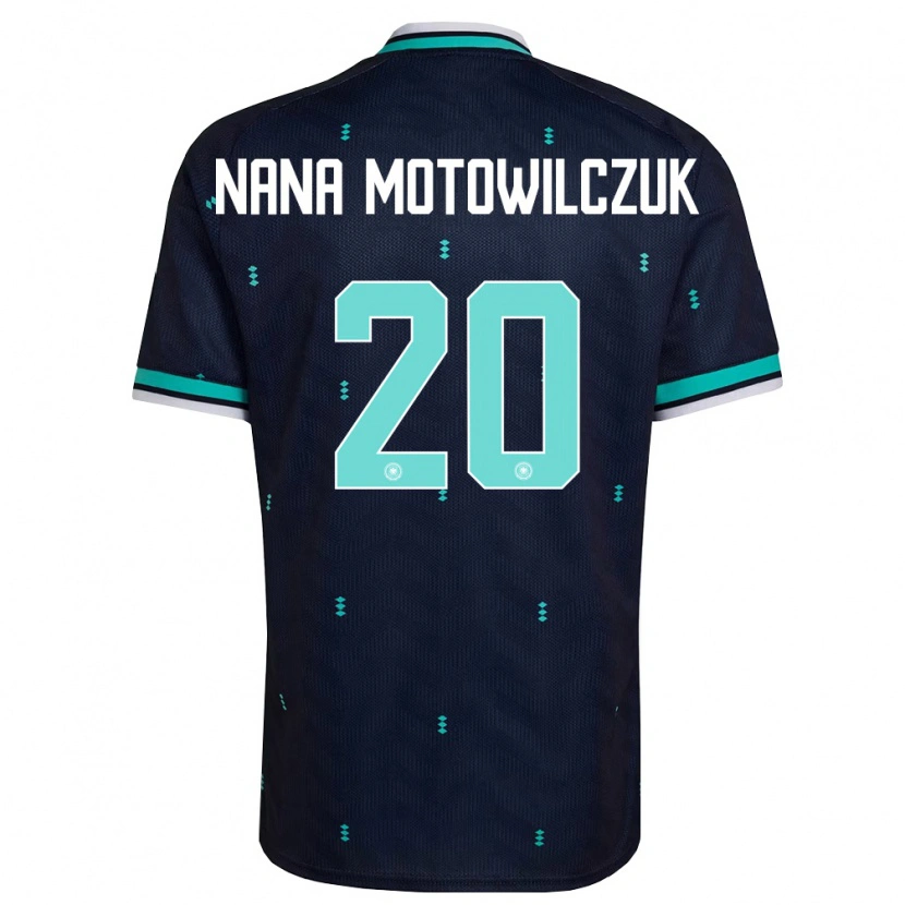 Danxen Dámské Německo Kevin Nana Motowilczuk #20 Námořnická Nebeská Modrá Bílá Daleko Hráčské Dresy 26-28 Dres