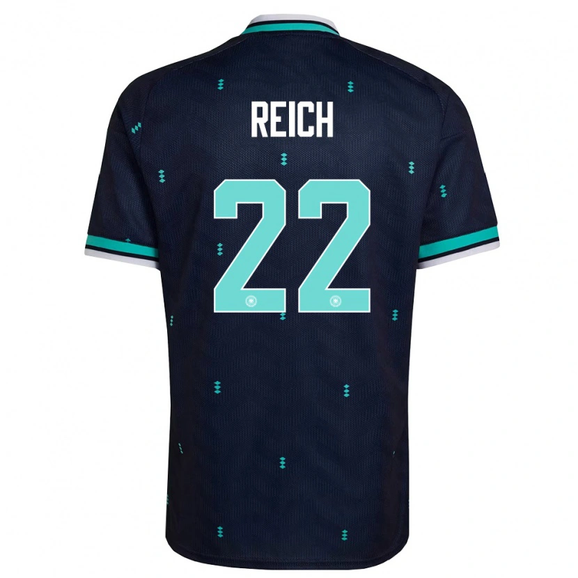Danxen Dámské Německo Lukas Reich #22 Námořnická Nebeská Modrá Bílá Daleko Hráčské Dresy 26-28 Dres