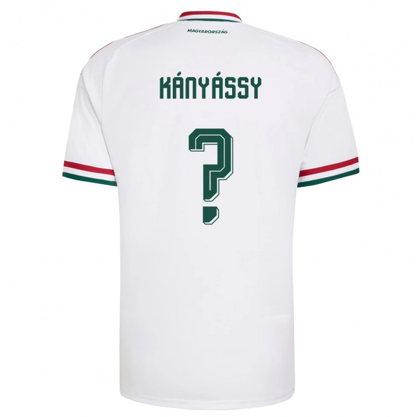 Danxen Dámské Maďarsko Gergely Kányássy #0 Bílá Červená Zelená Daleko Hráčské Dresy 26-28 Dres