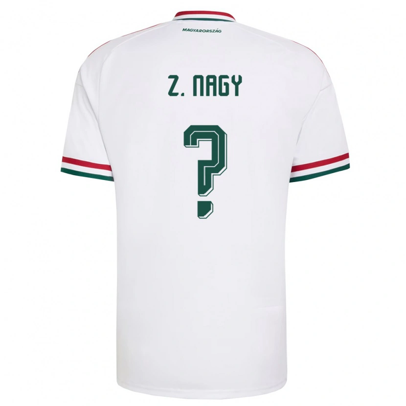 Danxen Dámské Maďarsko Zétény Nagy #0 Bílá Červená Zelená Daleko Hráčské Dresy 26-28 Dres