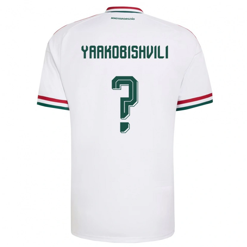 Danxen Dámské Maďarsko Áron Yaakobishvili #0 Bílá Červená Zelená Daleko Hráčské Dresy 26-28 Dres
