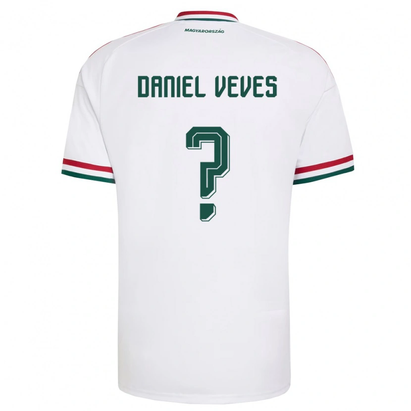 Danxen Dámské Maďarsko Panagiotis Daniel Veves #0 Bílá Červená Zelená Daleko Hráčské Dresy 26-28 Dres