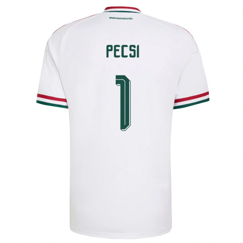 Danxen Dámské Maďarsko Ármin Pécsi #1 Bílá Červená Zelená Daleko Hráčské Dresy 26-28 Dres