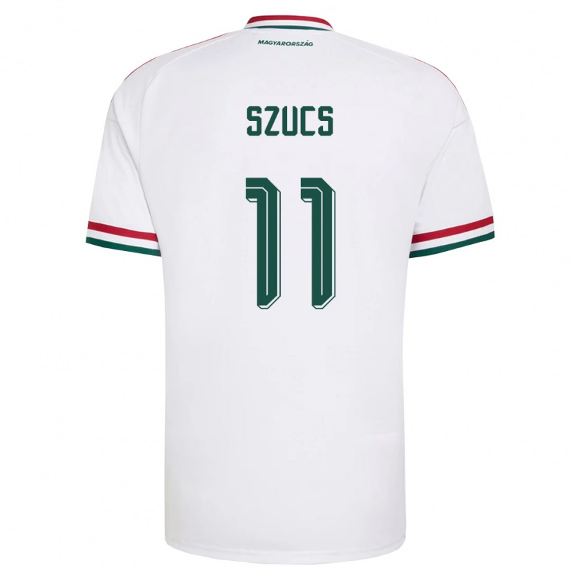 Danxen Dámské Maďarsko Tamás Szűcs #11 Bílá Červená Zelená Daleko Hráčské Dresy 26-28 Dres