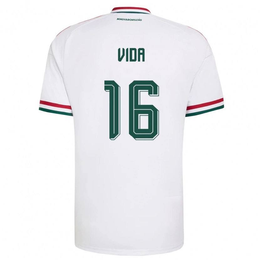 Danxen Dámské Maďarsko Boglárka Vida #16 Bílá Červená Zelená Daleko Hráčské Dresy 26-28 Dres