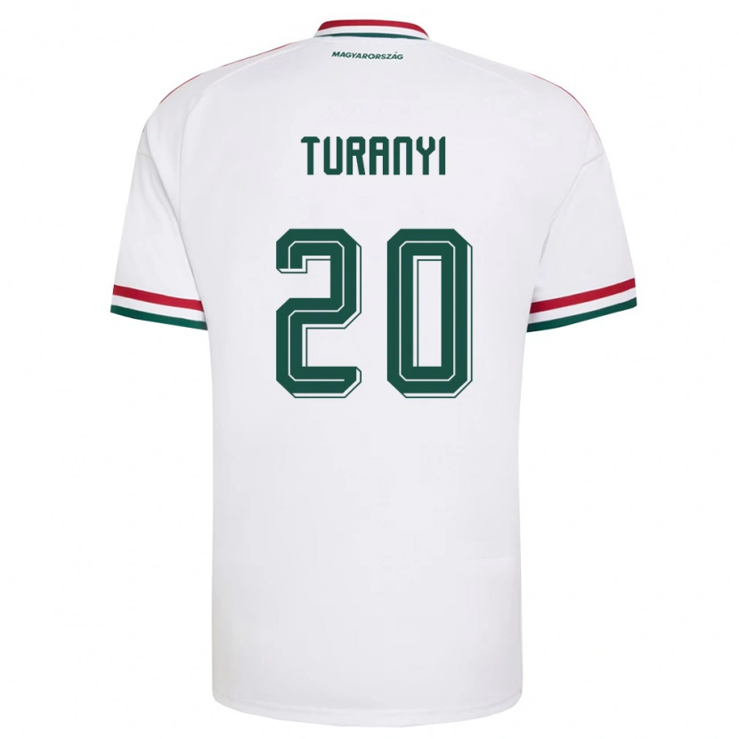 Danxen Dámské Maďarsko Lilla Turányi #20 Bílá Červená Zelená Daleko Hráčské Dresy 26-28 Dres
