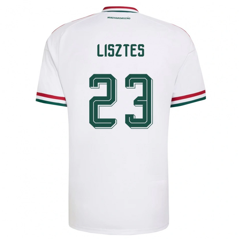 Danxen Dámské Maďarsko Krisztián Lisztes #23 Bílá Červená Zelená Daleko Hráčské Dresy 26-28 Dres