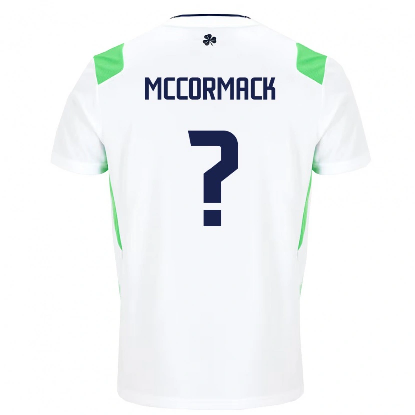 Danxen Dámské Irsko Rafe Mccormack #0 Bílá Světle Zelená Daleko Hráčské Dresy 26-28 Dres