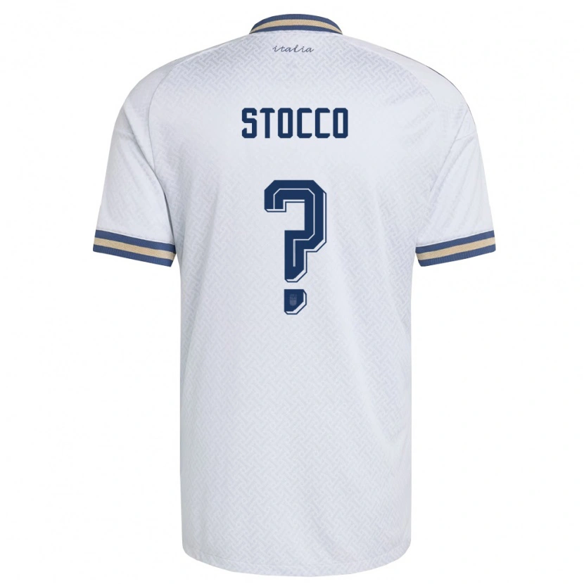 Danxen Dámské Itálie Pietro Stocco #0 Smetanová Námořnická Zlatá Daleko Hráčské Dresy 26-28 Dres