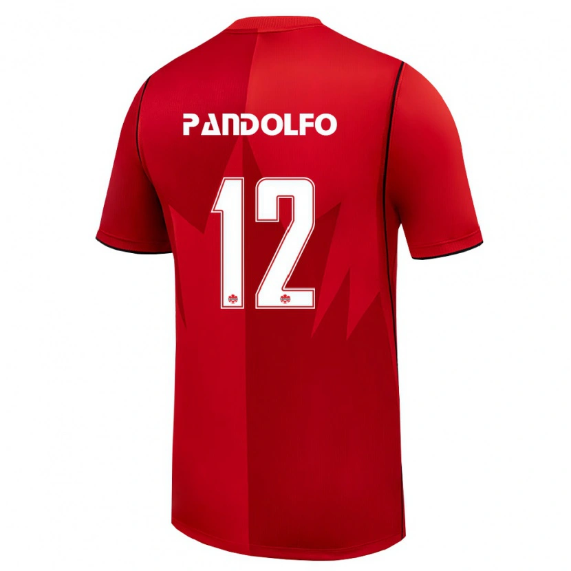 Danxen Dětské Kanada Gabriel Pandolfo #12 Červená Bílá Domů Hráčské Dresy 26-28 Dres