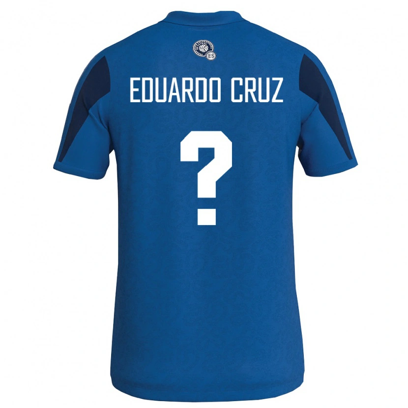 Danxen Dětské Salvador Eduardo Cruz #0 Modrá Námořnická Domů Hráčské Dresy 26-28 Dres