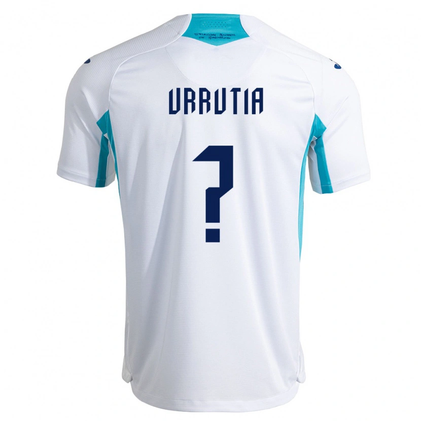 Danxen Dětské Honduras Nathalie Urrutia #0 Bílá Modrá Nebeská Modrá Domů Hráčské Dresy 26-28 Dres